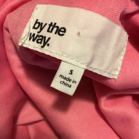 by the way. Vibrant Pink Sequin Low Back Dress - Picture 2 of 5